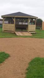 Access ramp completed for the outdoor classroom